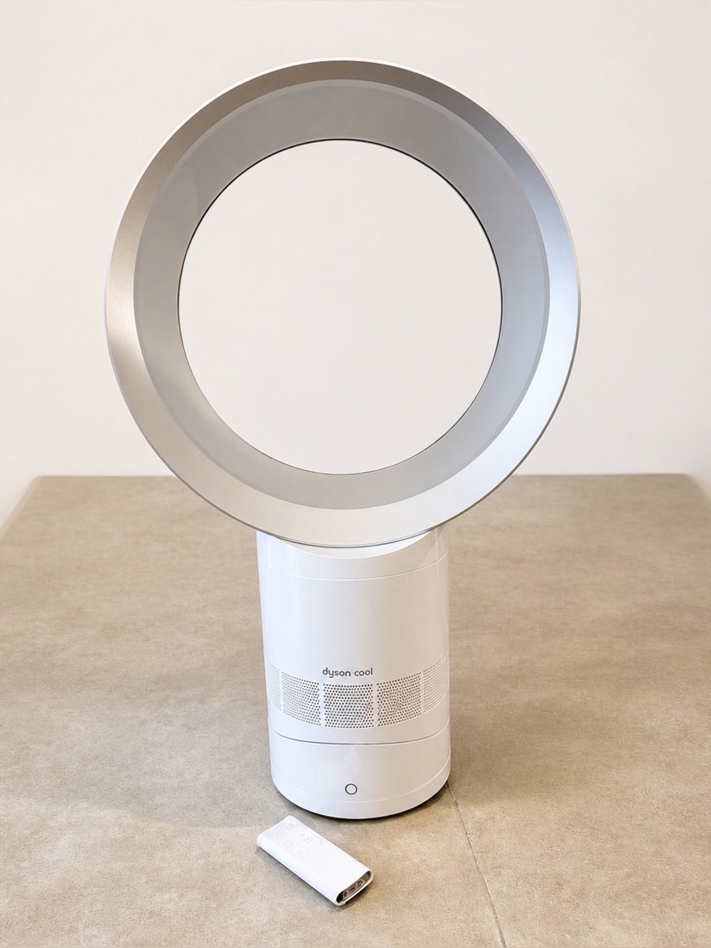 White Dyson Fan with Remote Control
